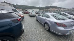 La mayor visitantes solo tuvieron como recurso para aparcar el puerto de Corcubin