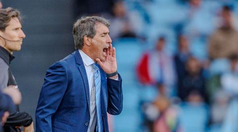 Guillermo Almada, durante el Celta-Real Oviedo