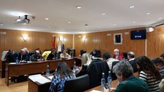 Pleno ordinario del Concello de Sarria de febrero en el que se hizo la votacin