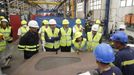 La ministra de Defensa, en una visita en julio a Navantia Ferrol