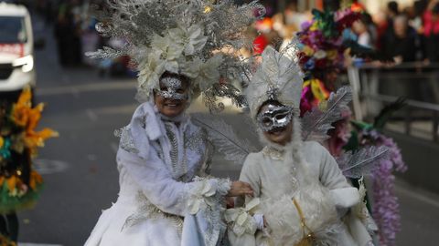 Trajes muy elaborados para el desfile de Ourense.