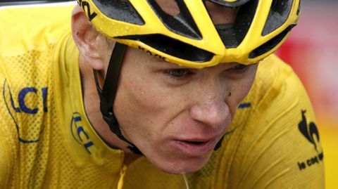 Chris Froome, en el Tour de Francia. 16 de julio. 