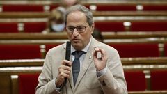 El presidente de la Generalitat catalana, Quim Torra