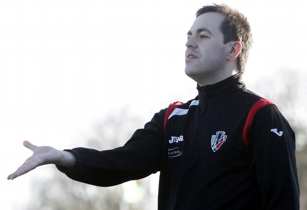 Carlos Alberto D�az, Charly, en una imagen tomada cuando era entrenador del Vilalb�s. 