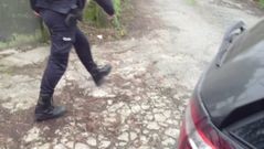 Registro en el domicilio del presunto miembro de Resistencia Galega