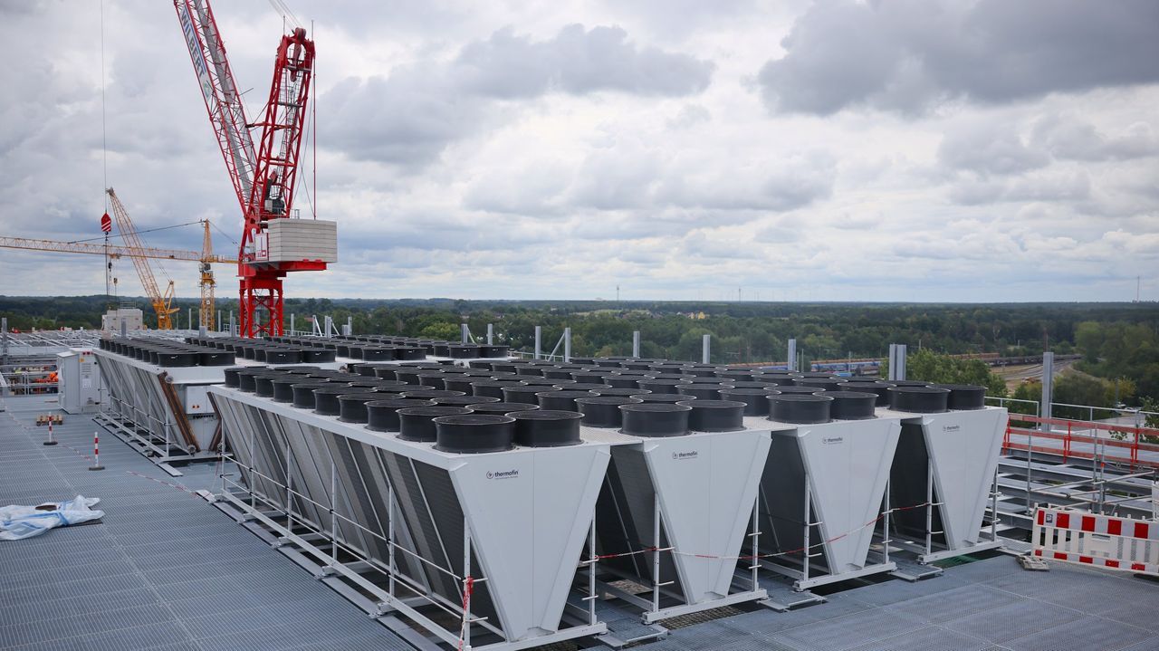 Centro de datos de Schwarz Group, en Alemania, en fase de construcci�n.