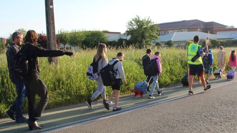 Rutas escolares. Albeiros. Esta semana se puso en marcha este programa con dos rutas seguras y controladas para los nios. Hay peticiones de colegios pblicos y privados para hacer caminos seguros.