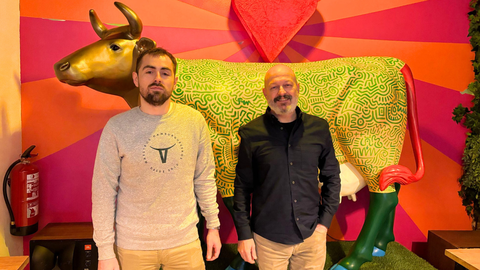 Diego D�az y Jos� Garc�a, propietarios de Vacvno