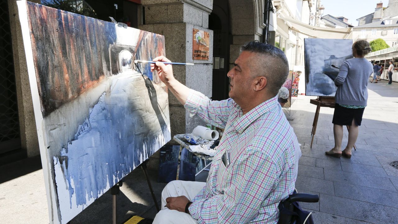 Imagen de archivo del certamen de pintura rpida