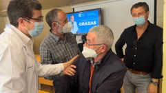 El gerente del rea sanitaria, Flix Rubial, acudi a Valdeorras para homenajear a Masferrer tras su reciente jubilacin