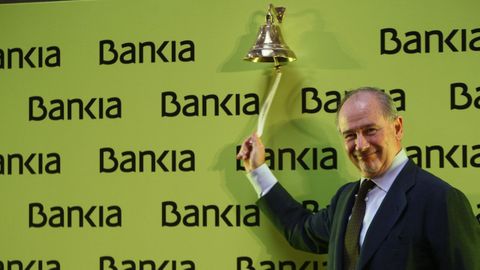Bankia sali a bolsa en junio del 2011, con Rodrigo Rato como presidente