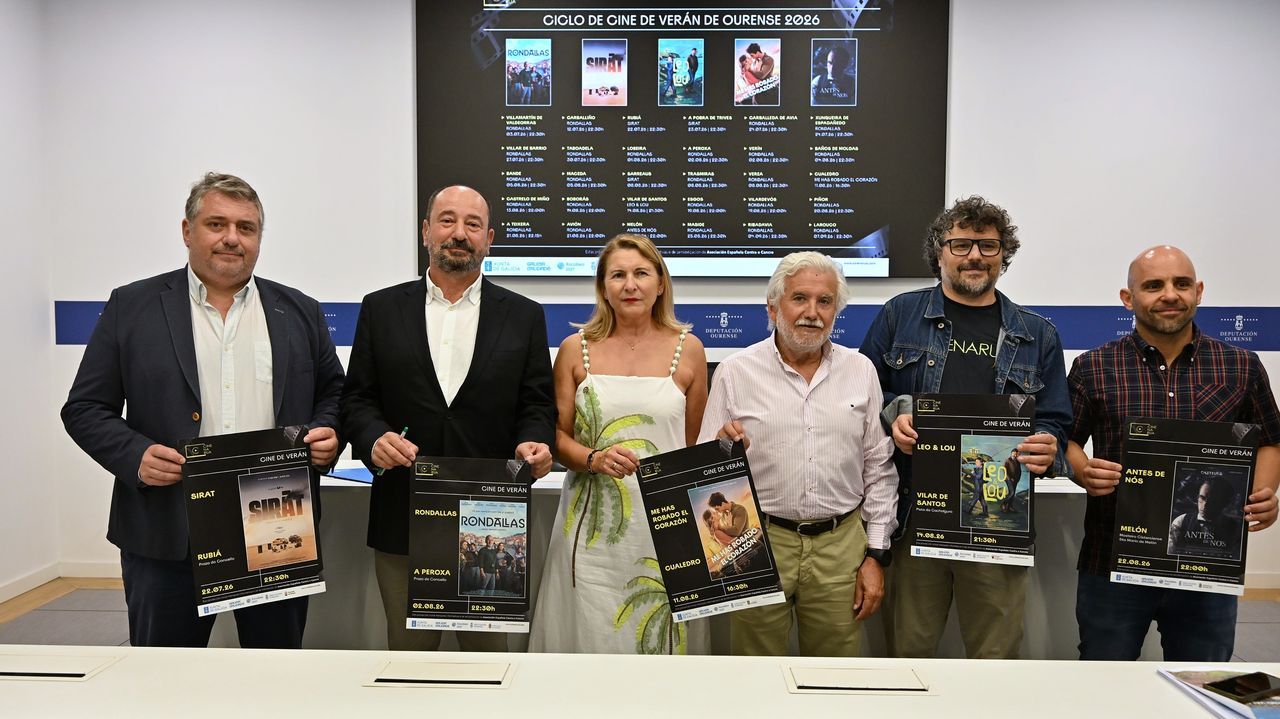 Acto de presentaci&oacute;n de la programaci&oacute;n del circuito provincial de cine de verano de la Diputaci&oacute;n de Ourense.Acto de presentaci&oacute;n de la programaci&oacute;n del circuito provincial de cine de verano de la Diputaci&oacute;n de Ourense