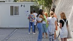 Los cribados masivos con PCR para jvenes se realizan en el punto covid del Hospital Provicial de Pontevedra