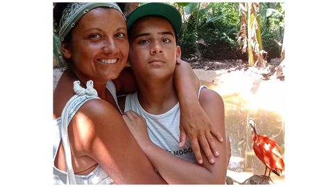Patricia y Dani, madre e hijo que luchan por la visibilizacin del autismo. 