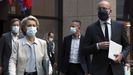 La presidenta de la Comisin Europea, Ursula Von der Leyen, y el presidente del Consejo Europeo, Charles Michel, en Bruselas
