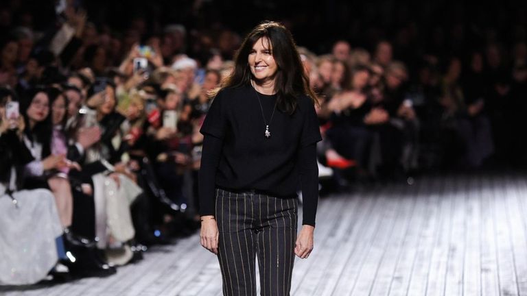 Virginie Viard, en su desfile más reciente de Chanel el pasado mes de marzo
