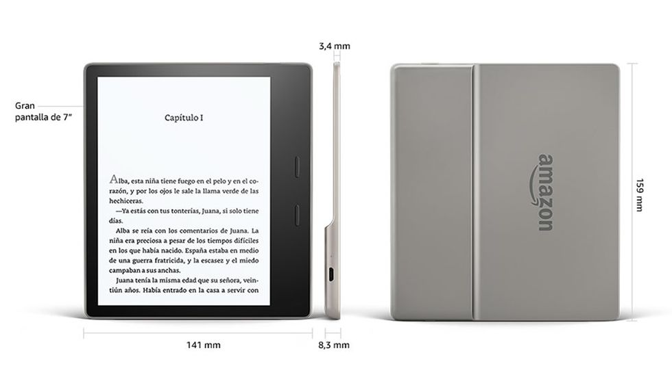 ebook kindle con luz integrada