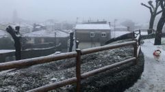 Melide, nevado