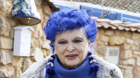 Lucía Bosé, durante su 88 cumpleaños