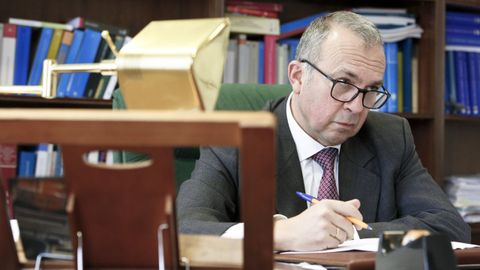 Jos Antonio Varela Agrelo, en su etapa como presidente de la Audiencia Provincial de Lugo. 