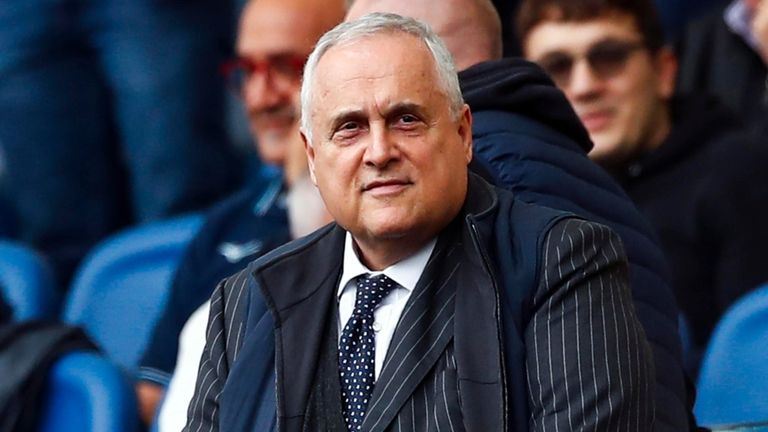Claudio Lolito, presidente del Lazio