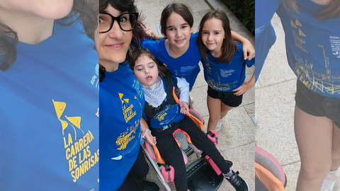 Roc�o es madre de tres ni�as, la m�s peque�a Telma