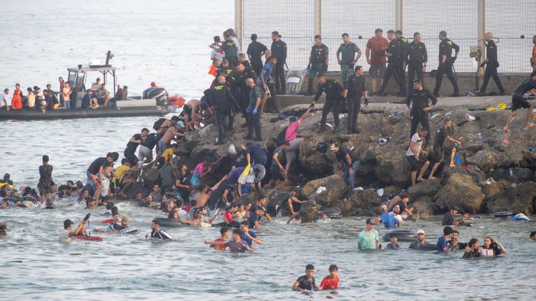 Moros en la costa