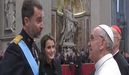 Saludo del papa Francisco a la delegación española