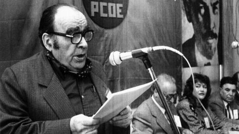 Enrique Líster, en 1986.