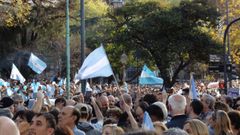 Acto de apoyo a Macri el pasado sbado