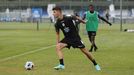 Ivn Guerrero, durante un entrenamiento a las rdenes de Borja Jimnez