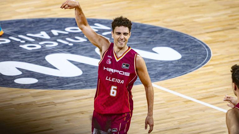 Dani García, jugador del Força Lleida: «He seguido mucho a Ricky Rubio, siempre le he intentado imitar»