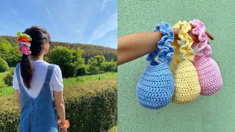 Los bolsos y coleteros de crochet de Yaniro