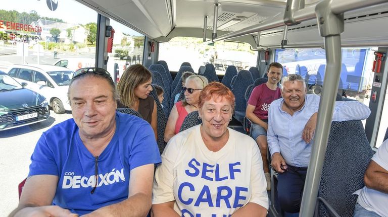 Dorrón y Bordóns estrenan su línea de bus circular que las une con Sanxenxo y Portonovo