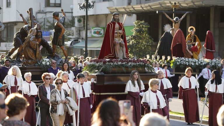 Tres procesiones recorrerán hoy Vigo
