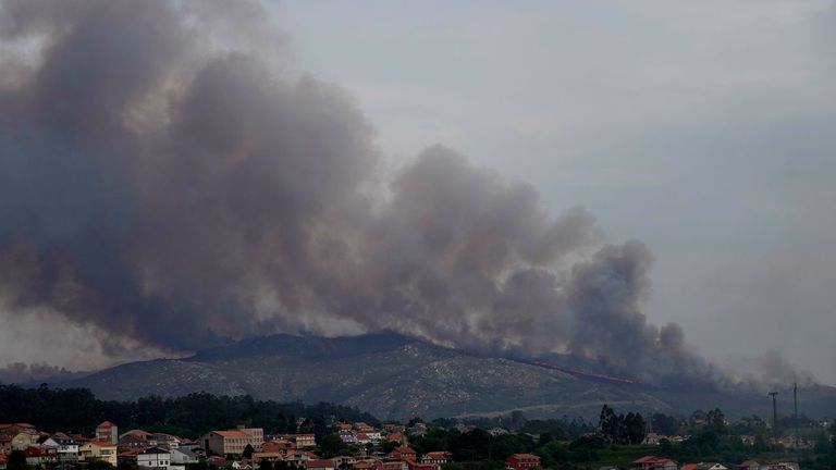 7 de cada 10 incendios en el área de Vigo son intencionados