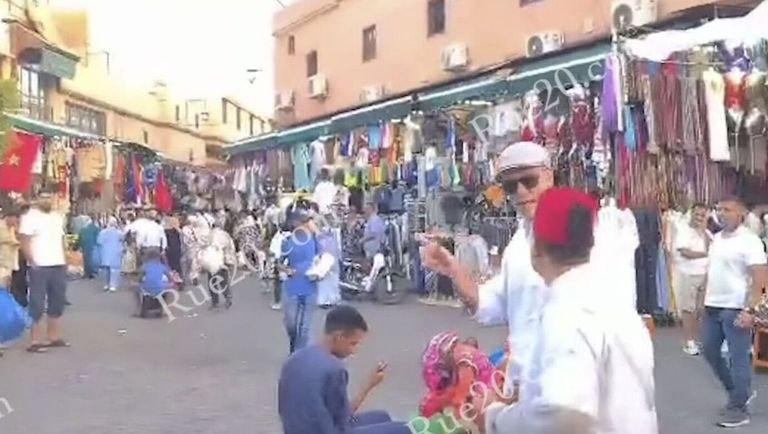 El presidente del Gobierno en funciones, Pedro Sánchez, en Marruecos.