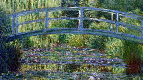 «El puente japonés. Estanque de los nenúfares» (1899), de Claude Monet. Museo Metropolitano de Arte de Nueva York