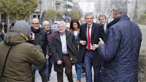 Alfonso Rueda visit Ourense en el estreno de la nueva sede de la Polica Autonmica