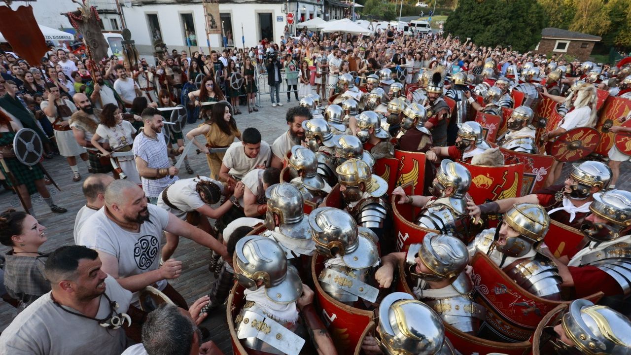 Las legiones romanas llegan Lugo.San Juan en A Coruña