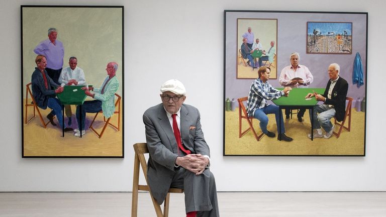 Adiós a David Hockney, el artista británico que empleó el color para ensalzar el buen placer de la vida