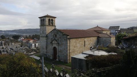 La iglesia de San Ildefonso de San Cibrao