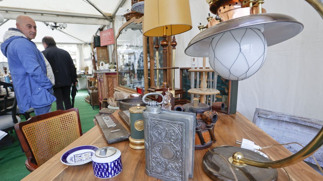 Feria de antig�edades de Sarria, el a�o pasado