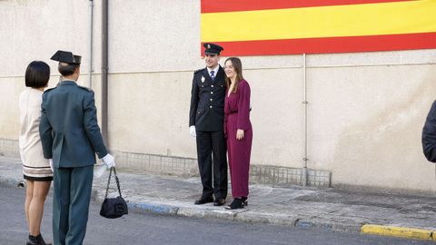 La cita contó con familiares y amigos de los guardias homenajeados
