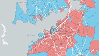 El voto en Galicia, calle a calle, en las elecciones generales del 23J