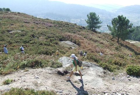 Sete Camiños es una ruta circular de 4,5 kilómetros donde se juntan los montes de Pontevedra y Marín.