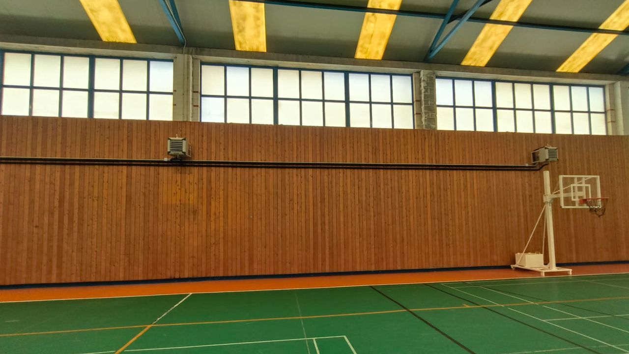 La caldera se encuentra en una nueva sala en el interior del pavellón