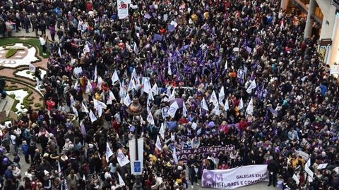 Manifestación central de A Coruña
