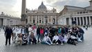 Medio centenar de alumnos del Número Un disfrutan de Roma