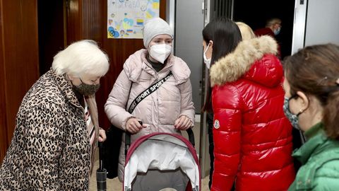 Refugiados ucranianos en Sotrondio